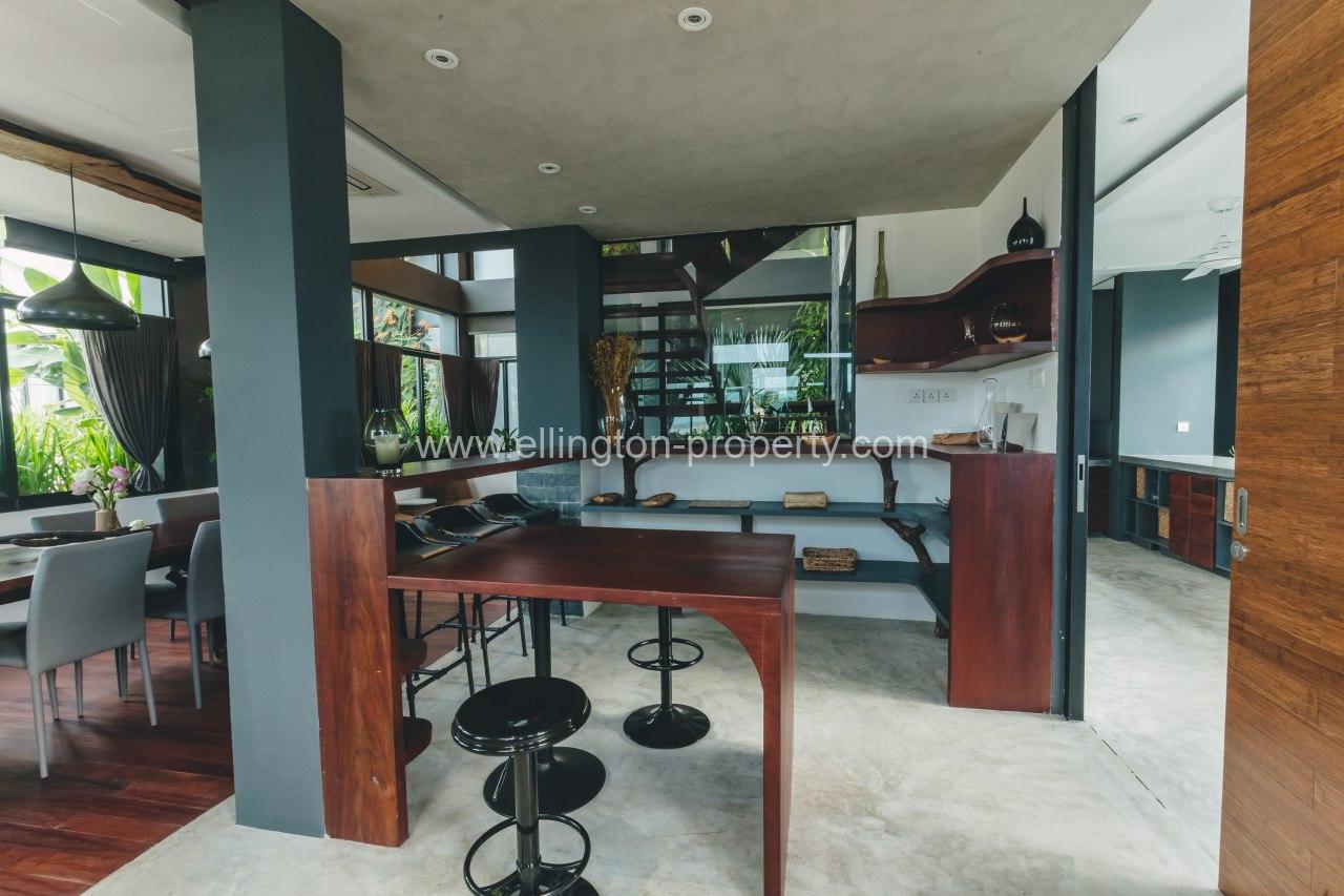 4 Bedrooms Apartment For Rent In Tonle Bassac Area. - Ellington Property