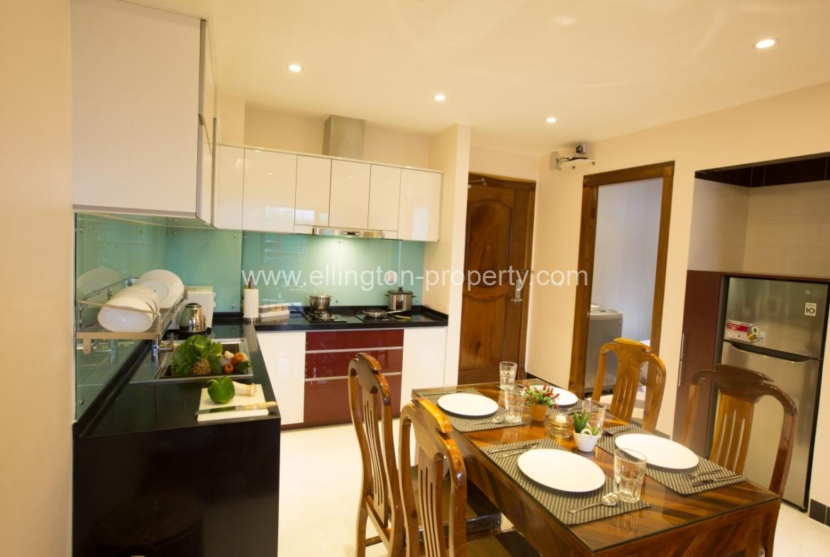 1 Bedroom Service Apartment For Rent In Bkk1 - Ellington Property