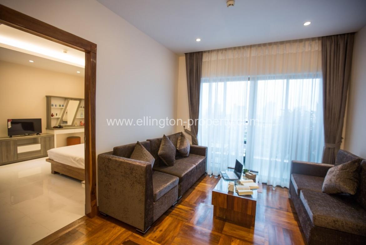 1 Bedroom Service Apartment For Rent In Bkk1 - Ellington Property