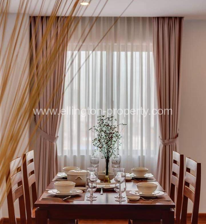 2 Bedrooms Service Apartment For Rent In Bkk1 - Ellington Property