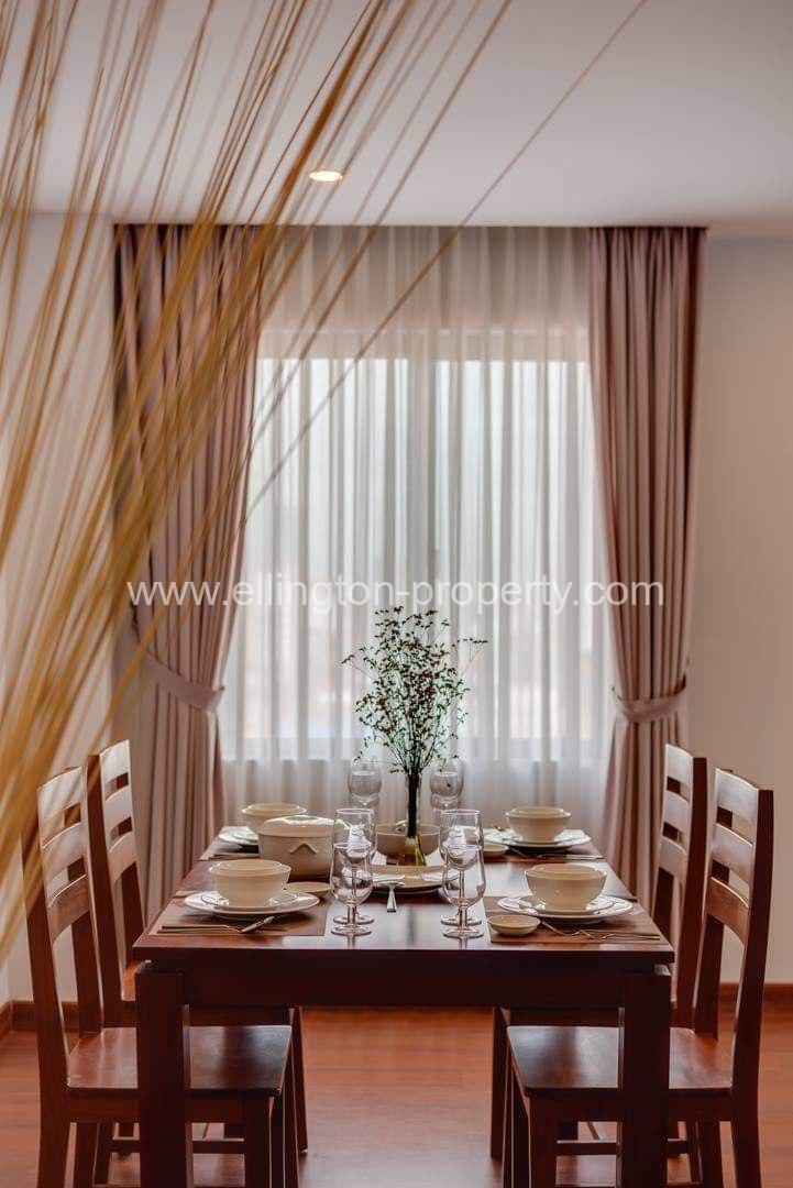 2 Bedrooms Service Apartment For Rent In Bkk1 - Ellington Property