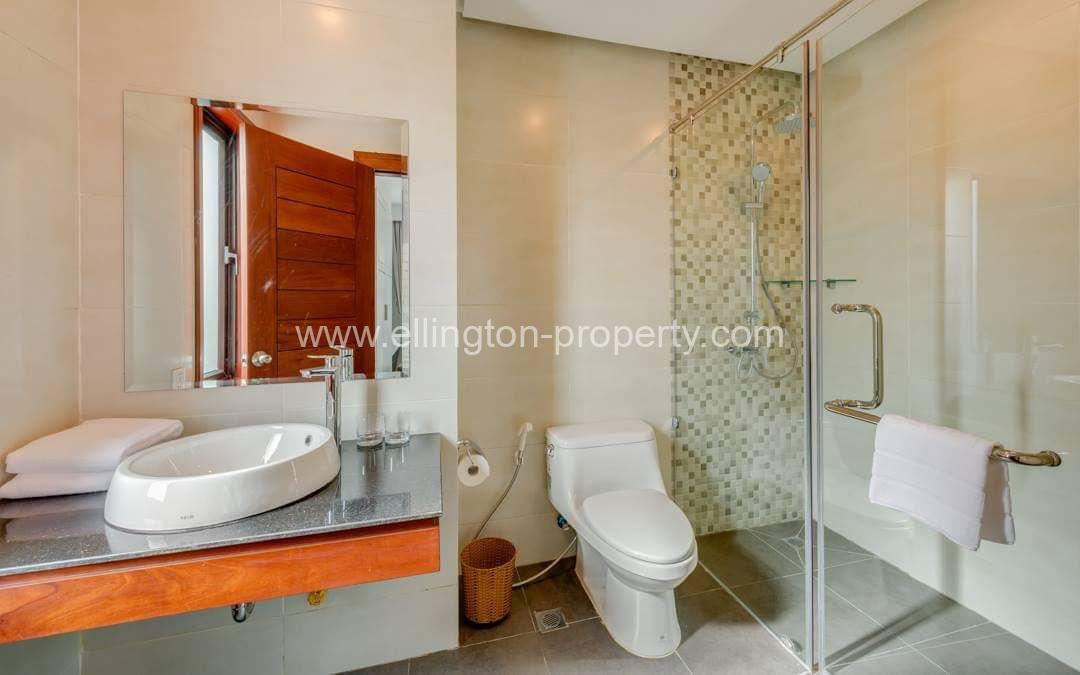 2 Bedrooms Service Apartment For Rent In Bkk1 - Ellington Property