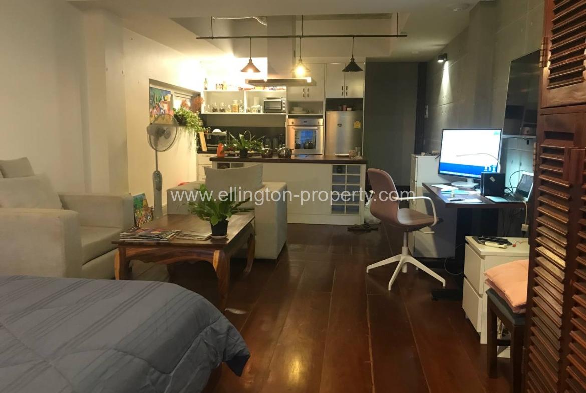 Studio Apartment For Rent In Bkk1 - Ellington Property