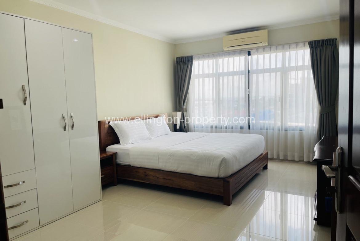 2 Bedrooms Service Apartment For Rent In Bkk1 - Ellington Property