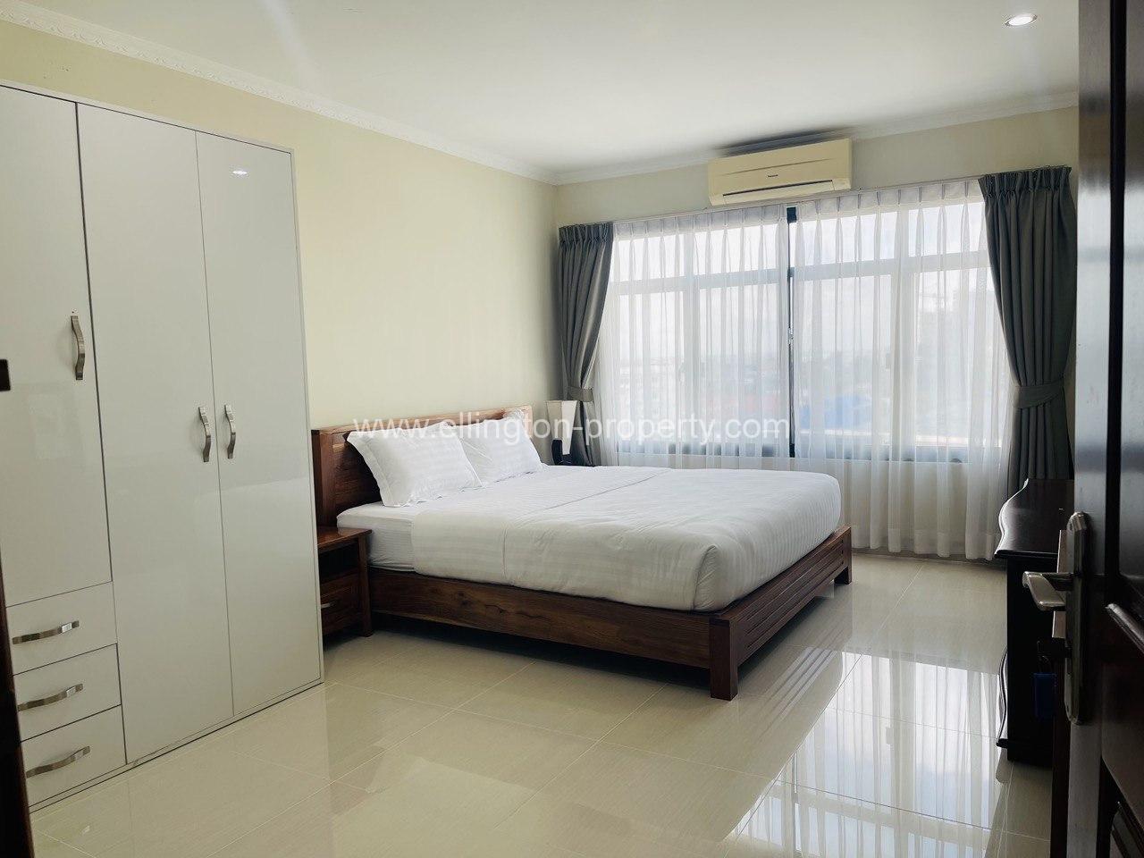 2 Bedrooms Service Apartment For Rent In Bkk1 - Ellington Property