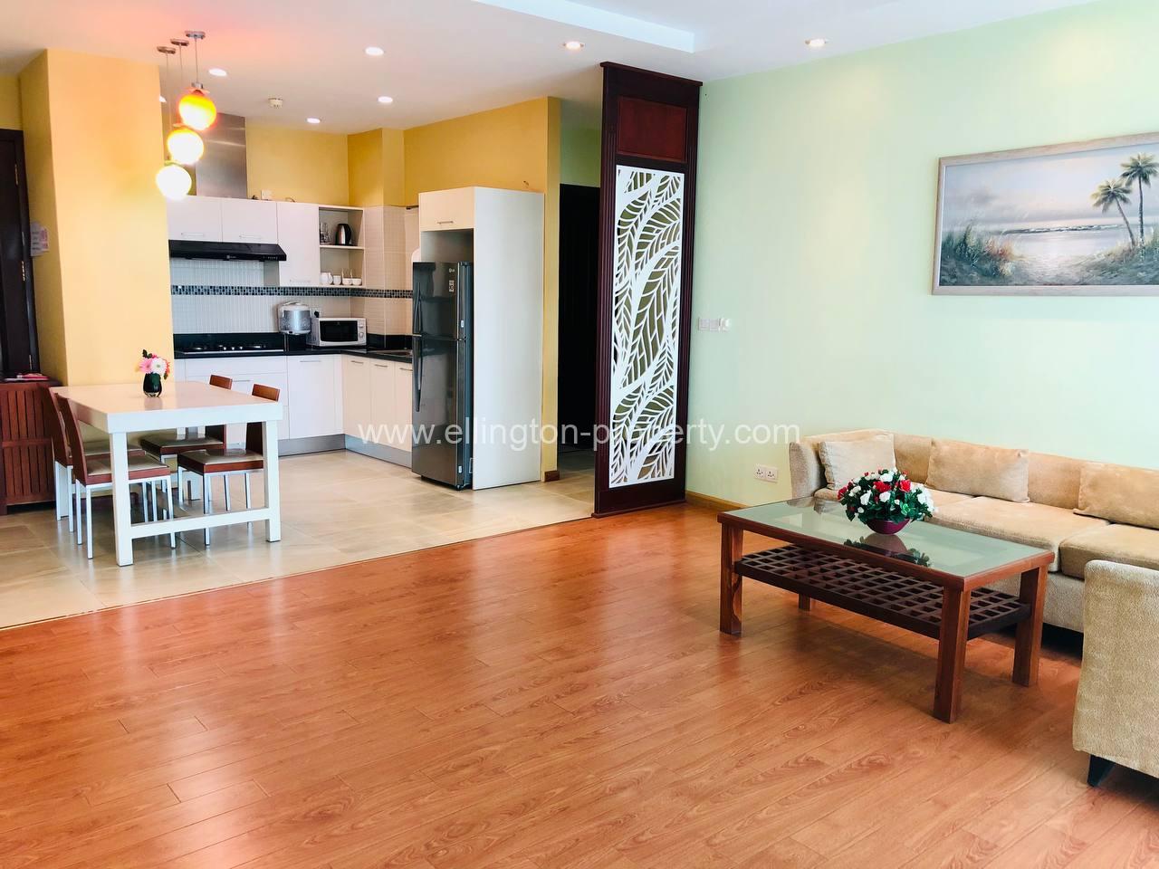 1 Bedroom Service Apartment For Rent In Beoung Tumpun - Ellington Property