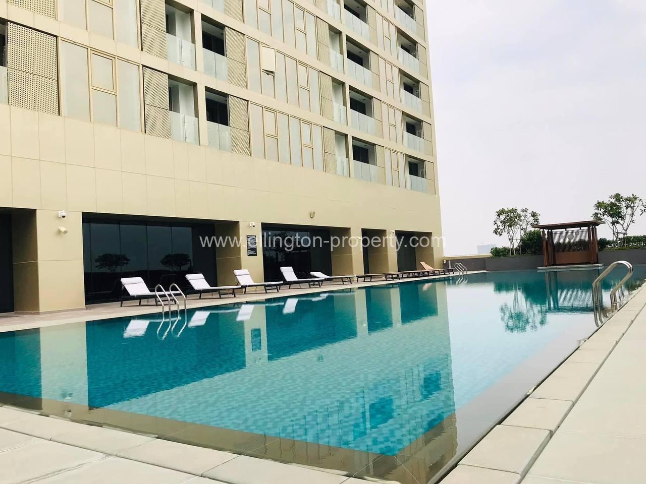 One Bedroom Service Apartment For Rent In Koh Pich - Ellington Property