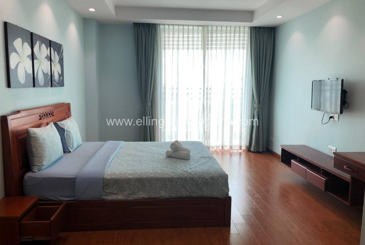 1 Bedroom Service Apartment For Rent In Beoung Tumpun - Ellington Property