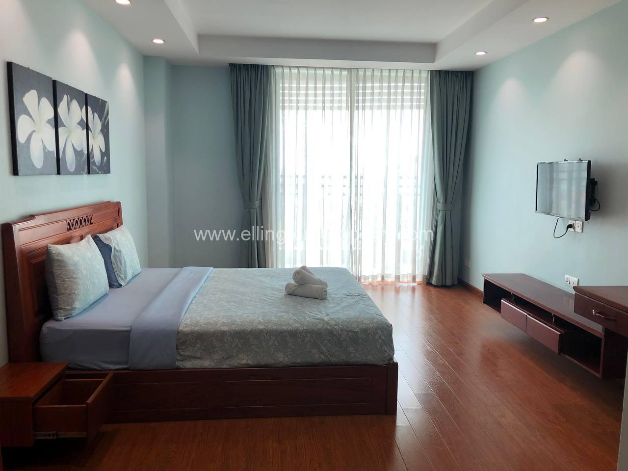 1 Bedroom Service Apartment For Rent In Beoung Tumpun - Ellington Property