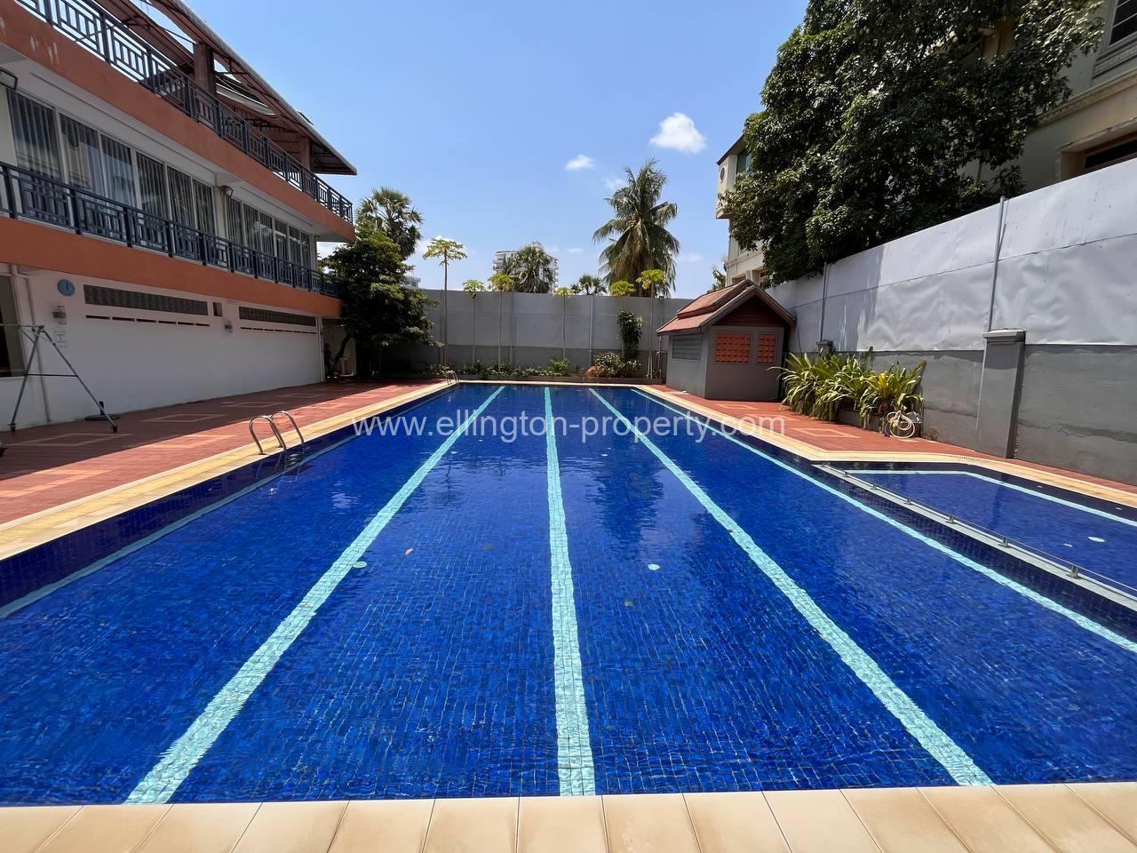 1 Bedroom Service Apartment For Rent In Beoung Tumpun - Ellington Property