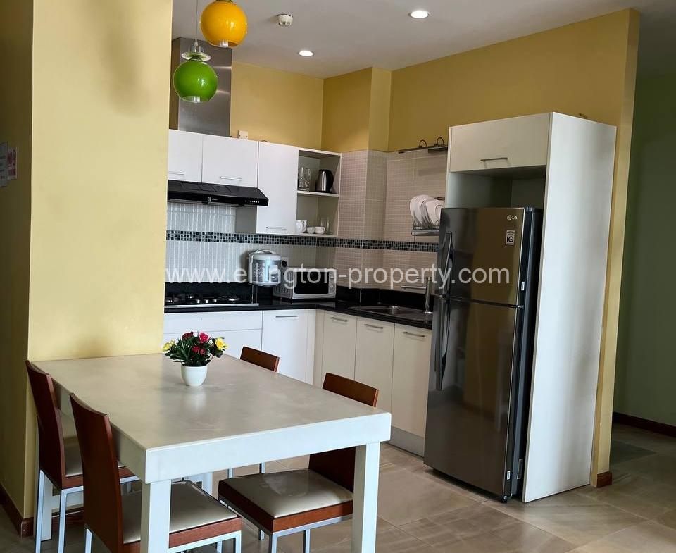 1 Bedroom Service Apartment For Rent In Beoung Tumpun - Ellington Property