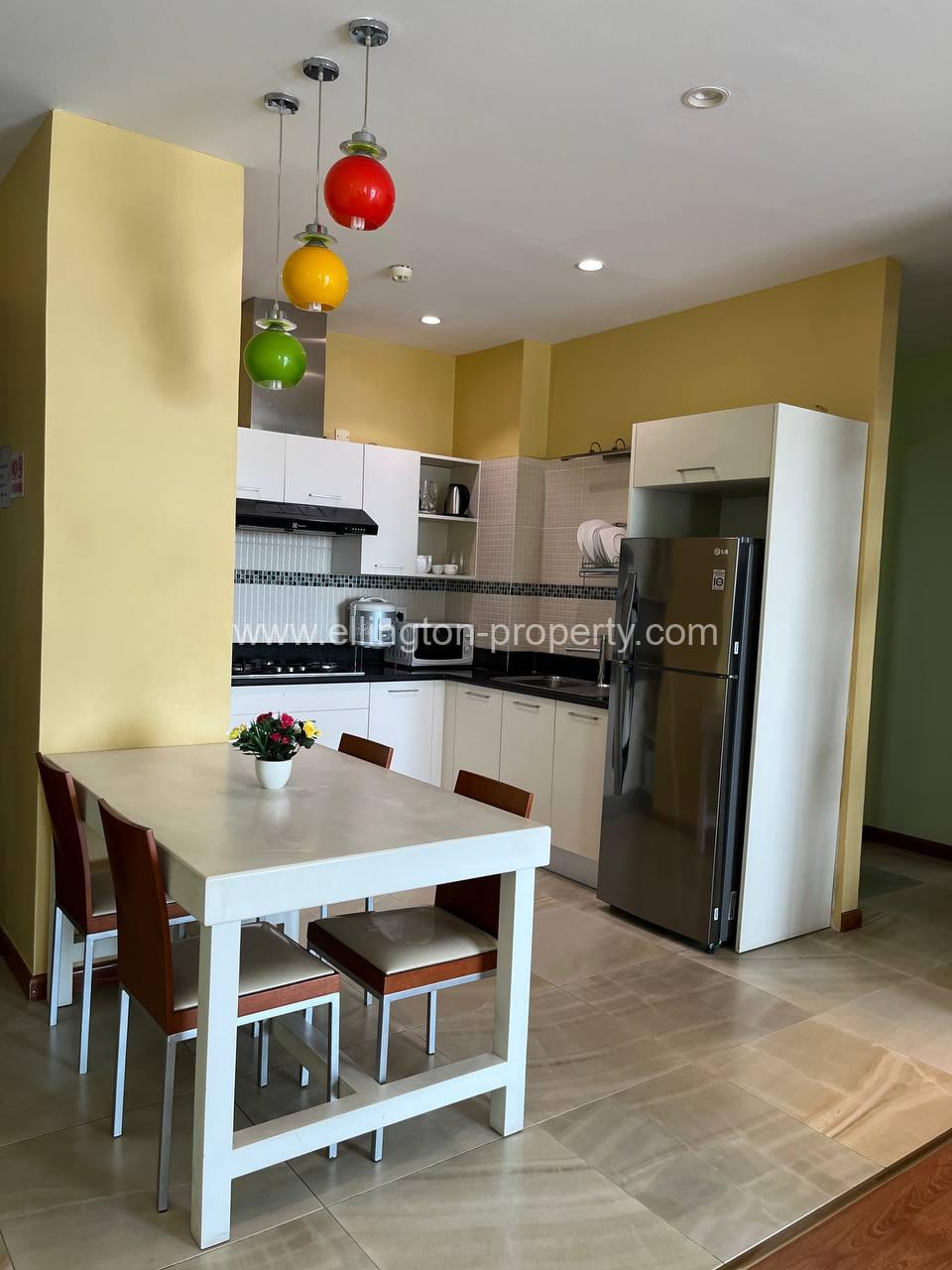 1 Bedroom Service Apartment For Rent In Beoung Tumpun - Ellington Property