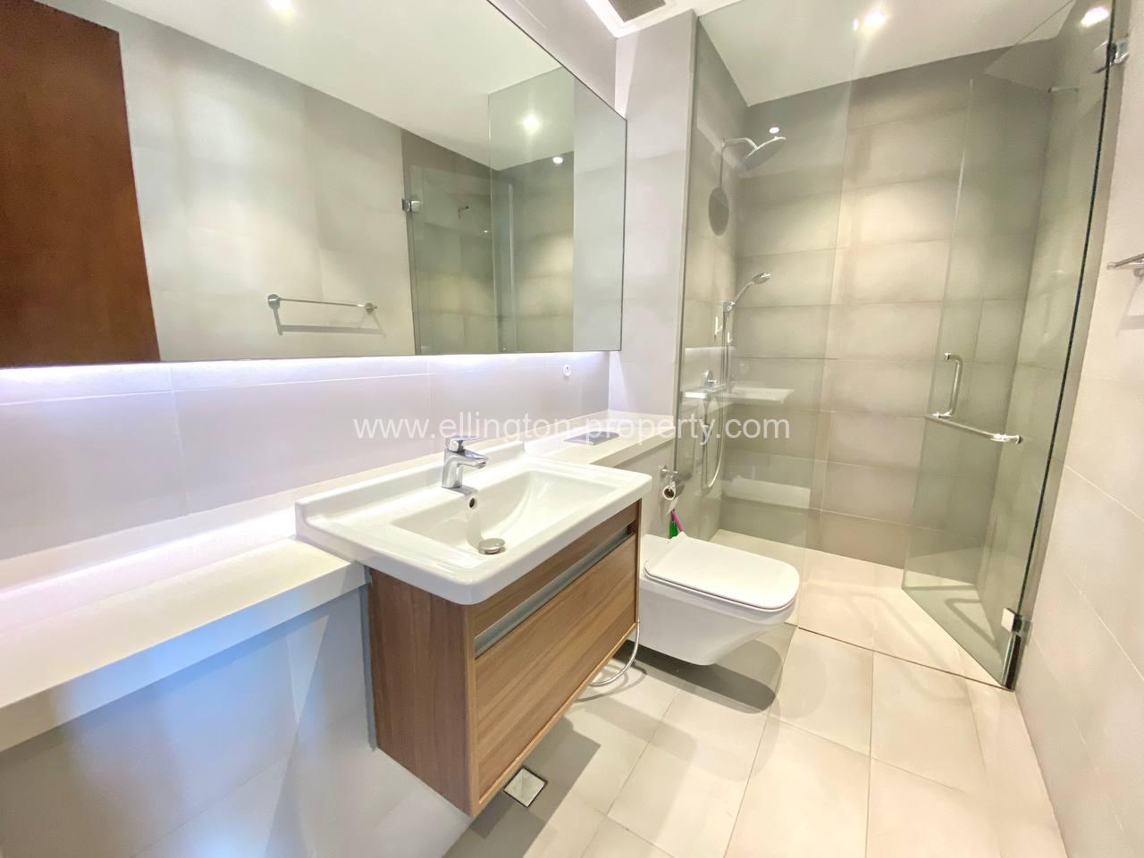 One Bedroom Services Apartmrent For Rent In Bkk1 - Ellington Property