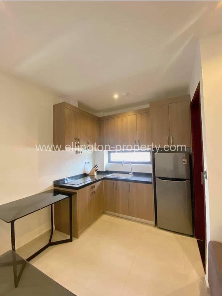 1 Bedroom Service Apartment For Rent In Bkk2 - Ellington Property