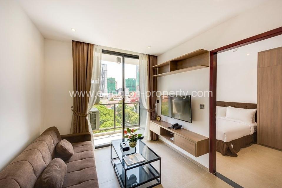 2 Bedrooms Service Apartment For Rent In Bkk2 - Ellington Property