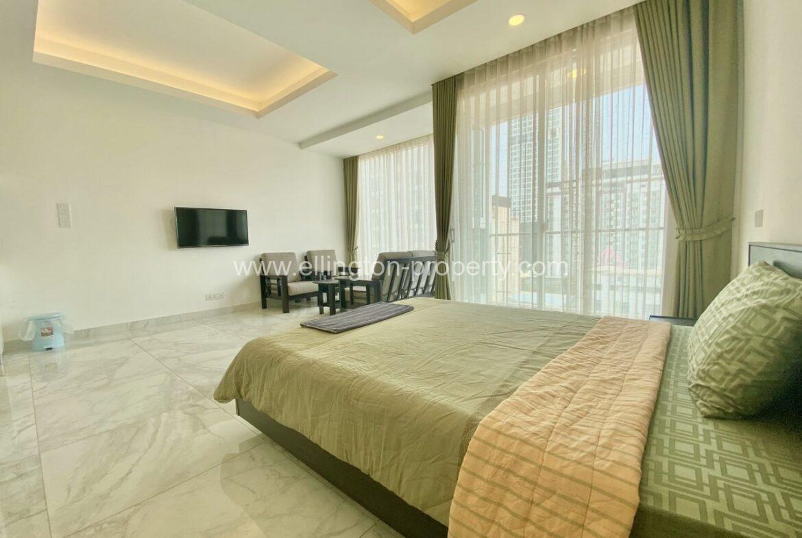 Studio Room Services Apartment For Rent In Bkk1 - Ellington Property