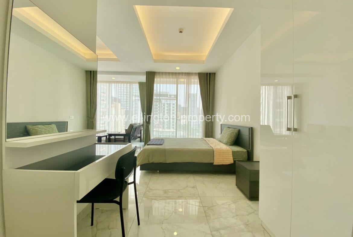 Studio Room Services Apartment For Rent In Bkk1 - Ellington Property