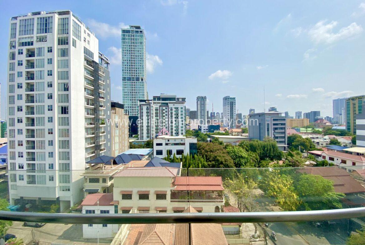 Studio Room Services Apartment For Rent In Bkk1 - Ellington Property