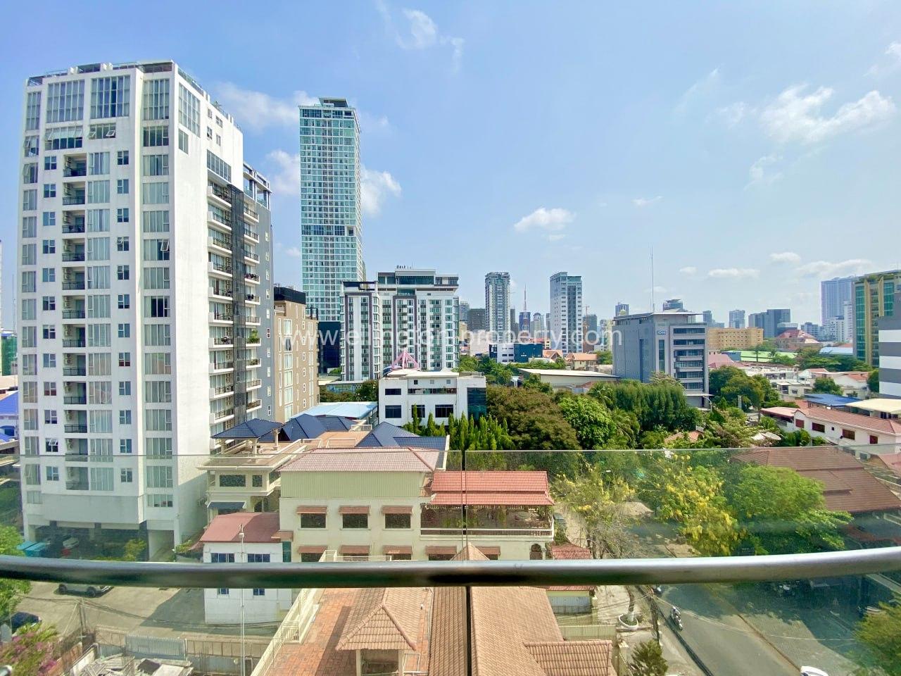 Studio Room Services Apartment For Rent In Bkk1 - Ellington Property