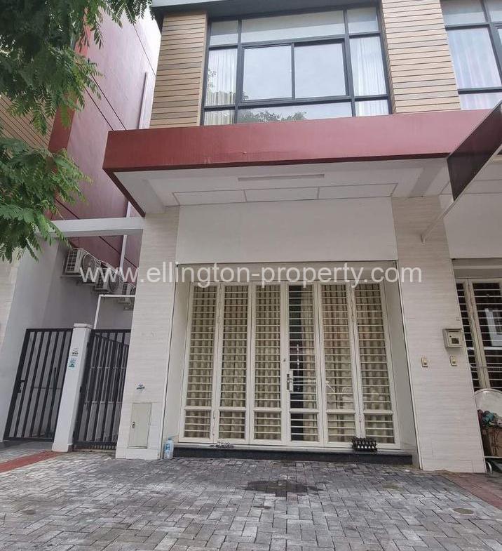 Flat House For Rent In Borey Peng Huoth Boerng Snor  - Ellington Property