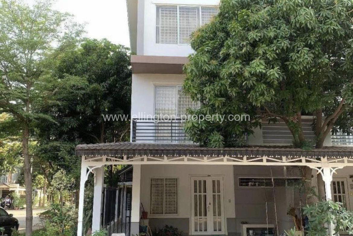 Villa For Rent In Borey Peng Huoth Boerng Snor - Ellington Property