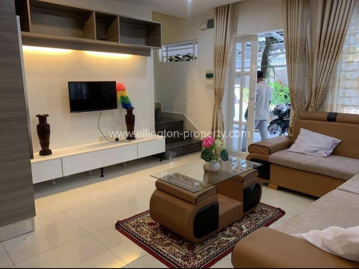 Villa For Rent In Borey Peng Huoth Boerng Snor - Ellington Property