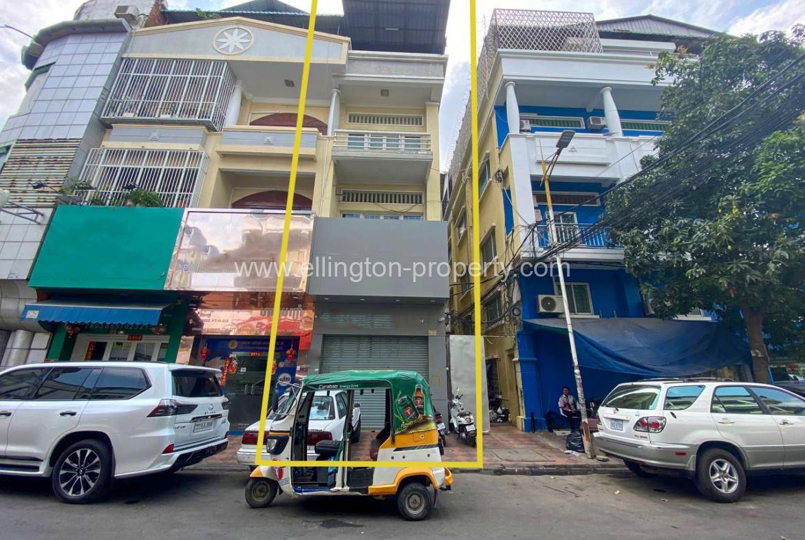 Shophouse For Rent At Chamkarmon - Ellington Property