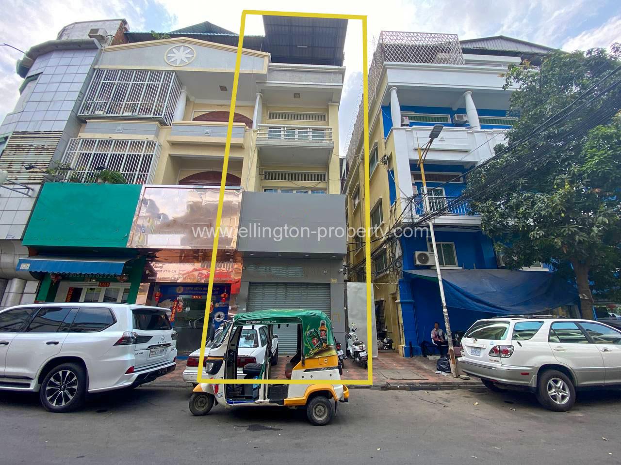 Shophouse For Rent At Chamkarmon - Ellington Property