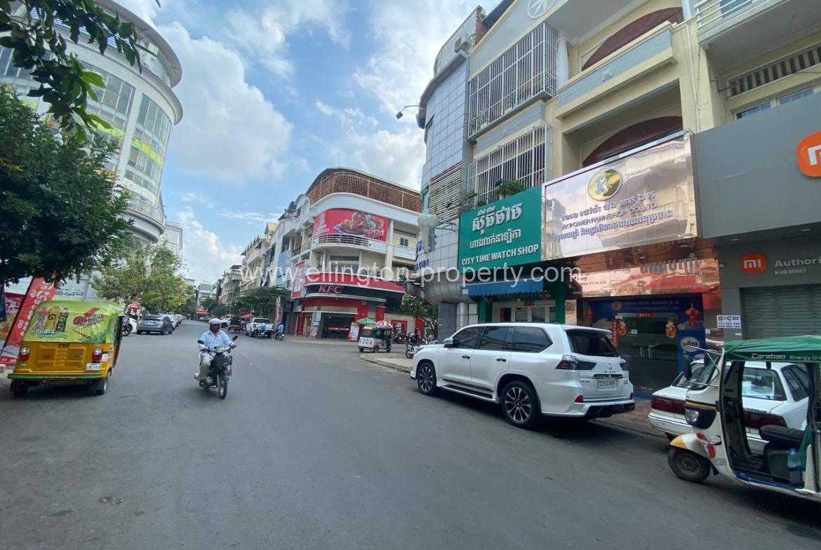 Shophouse For Rent At Chamkarmon - Ellington Property