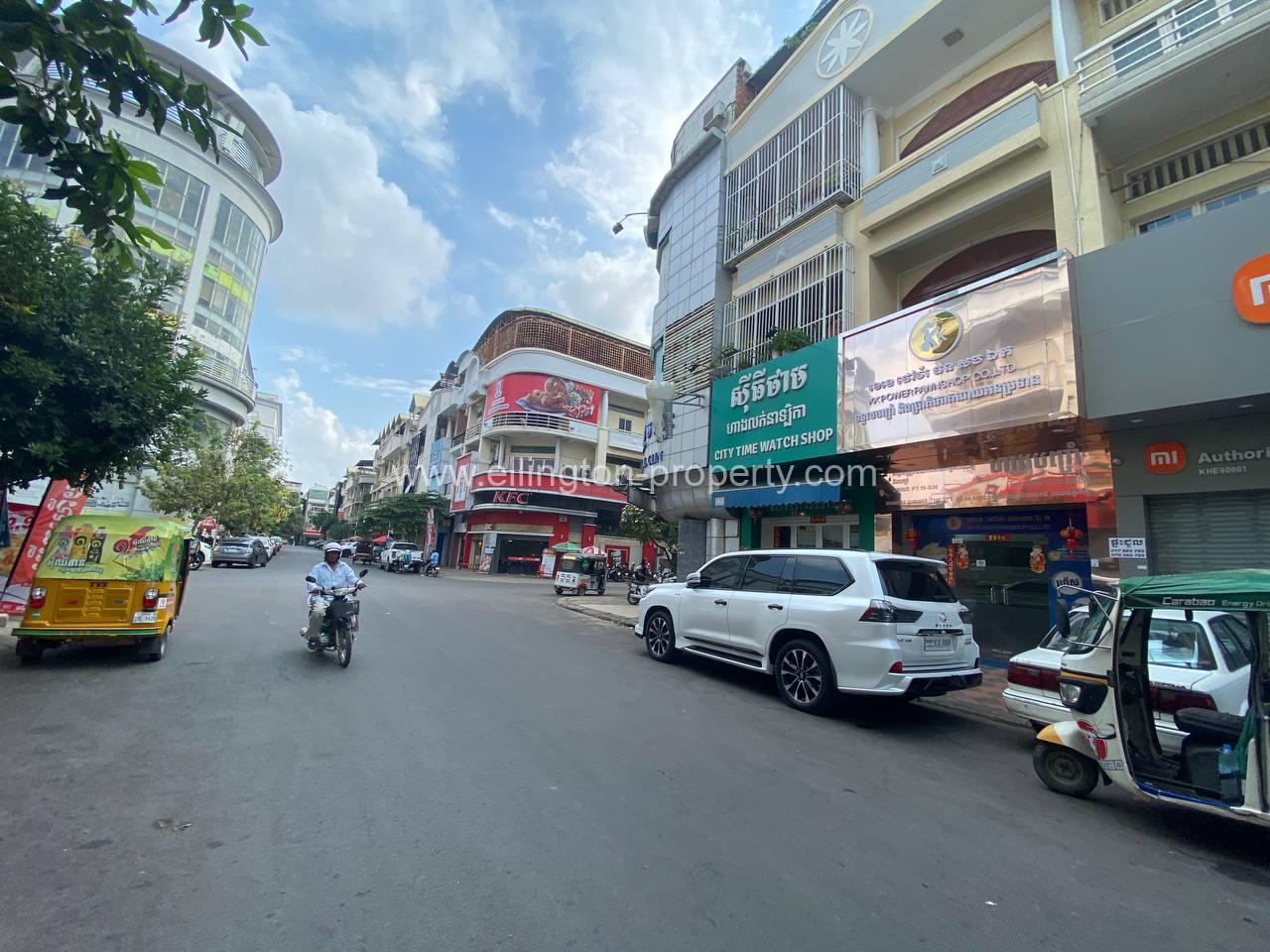 Shophouse For Rent At Chamkarmon - Ellington Property