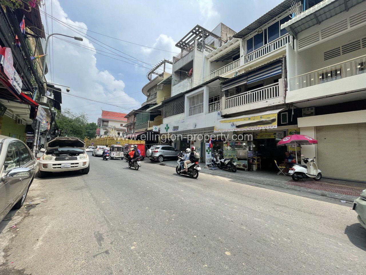 Shophouse For Rent In Doun Penh - Ellington Property