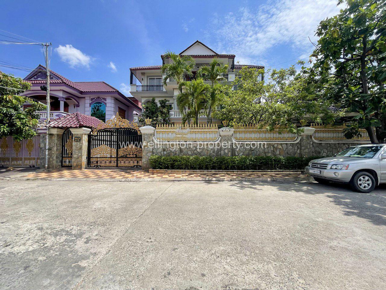 Villa For Rent In Toul Kork Area - Ellington Property