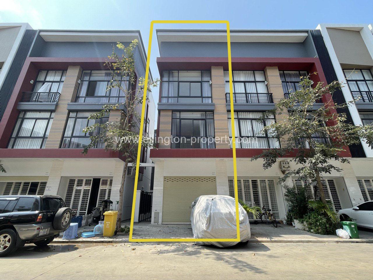 Shophouse For Rent In Borey Peng Houth - Ellington Property