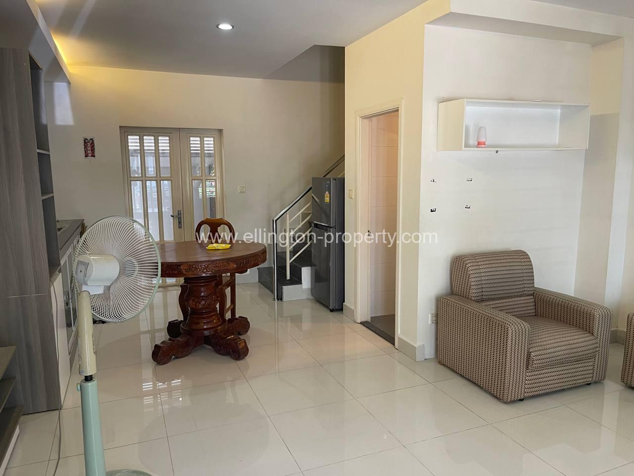 Villa For Rent In Borey Peng Huoth Boerng Snor - Ellington Property