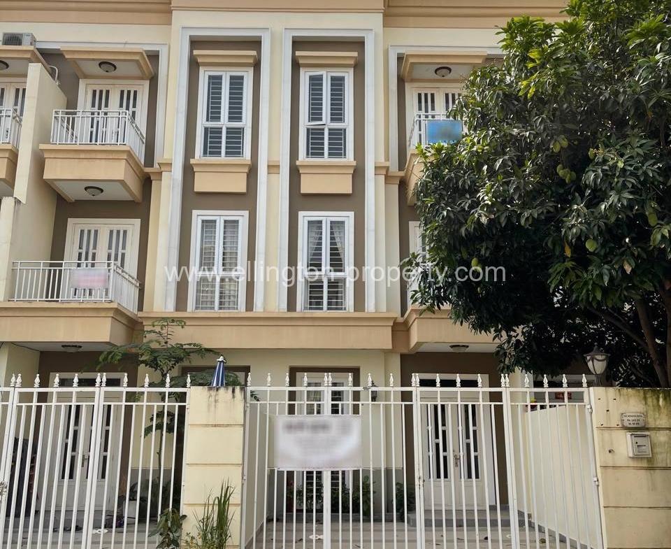 La Villa For Rent In Borey The Mekong Royal - Ellington Property