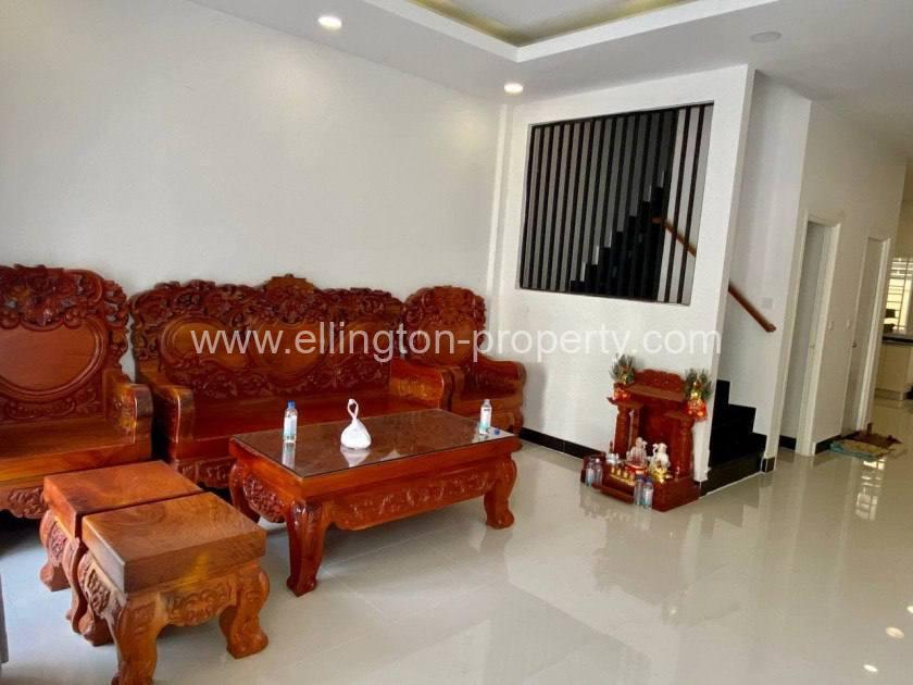 La Villa For Rent In Borey The Mekong Royal - Ellington Property