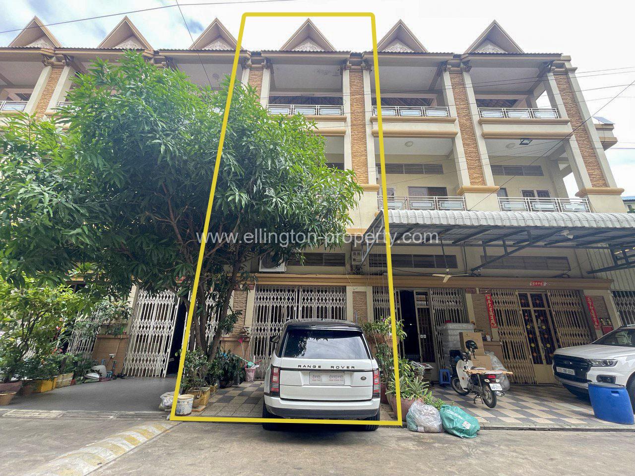 Flat House For Rent In Borey Peng Houth Steung Mean Chey - Ellington Property