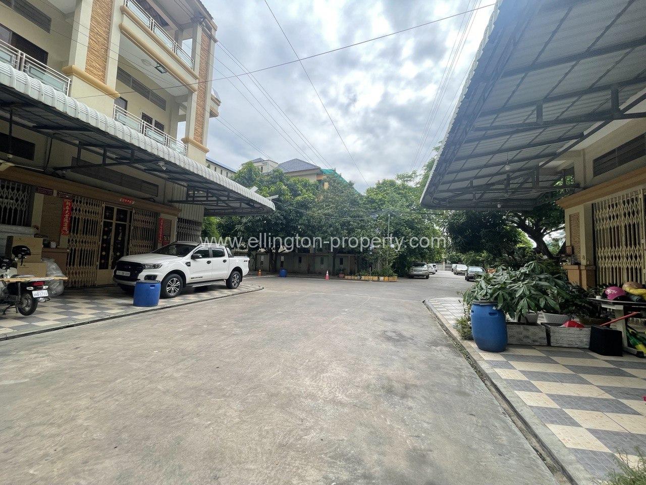 Flat House For Rent In Borey Peng Houth Steung Mean Chey - Ellington Property