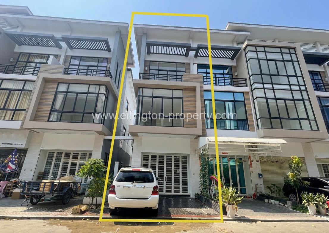 Flat House For Rent In Borey Peng Houth Beong Snor - Ellington Property