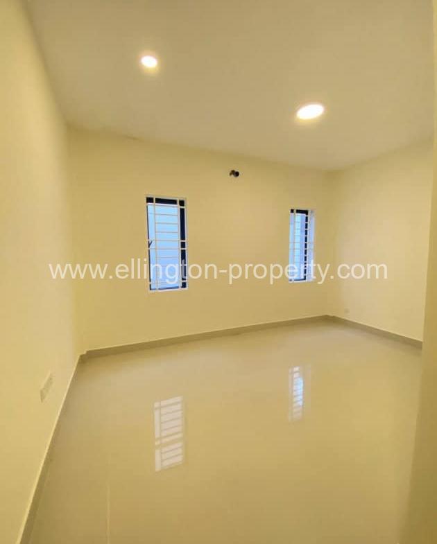 Flat House For Rent In Borey Peng Houth Beong Snor - Ellington Property