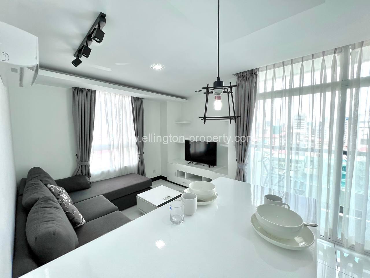 1bedroom Service Apartment In Bkk3 Area - Ellington Property