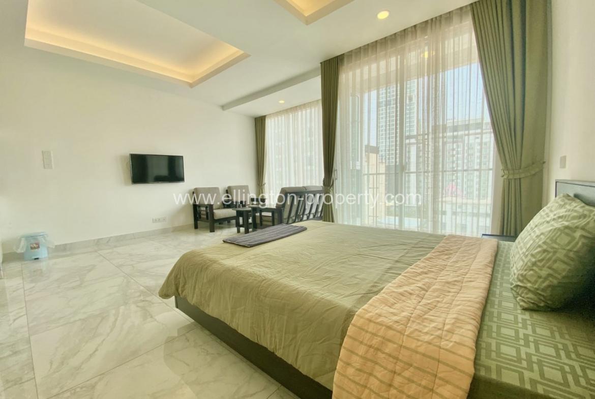 Studio Room Apartment For Rent In Tonle Bassac - Ellington Property