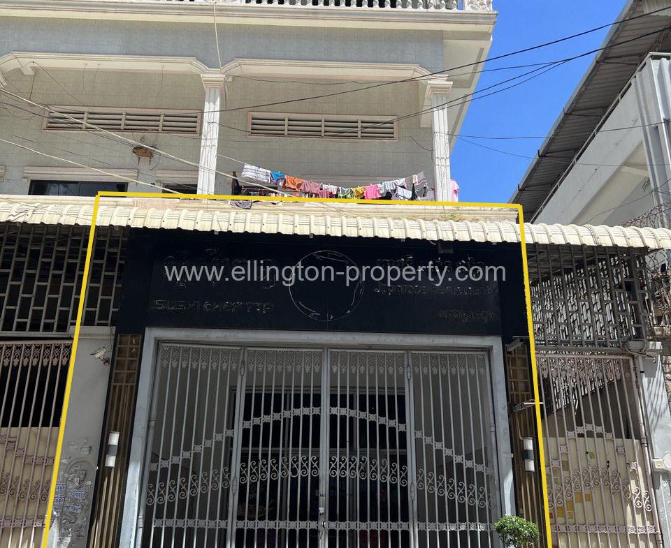 Shophouse For Rent In Chamka Mon - Ellington Property