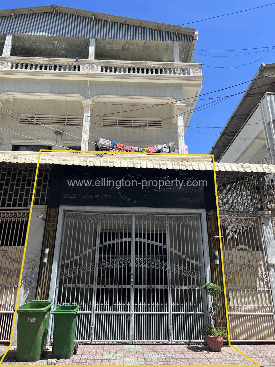 Shophouse For Rent In Chamka Mon - Ellington Property