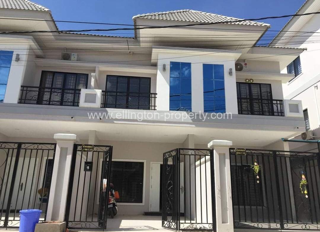 Villa ( Lb ) For Rent In Borey Dara Samnang  - Ellington Property