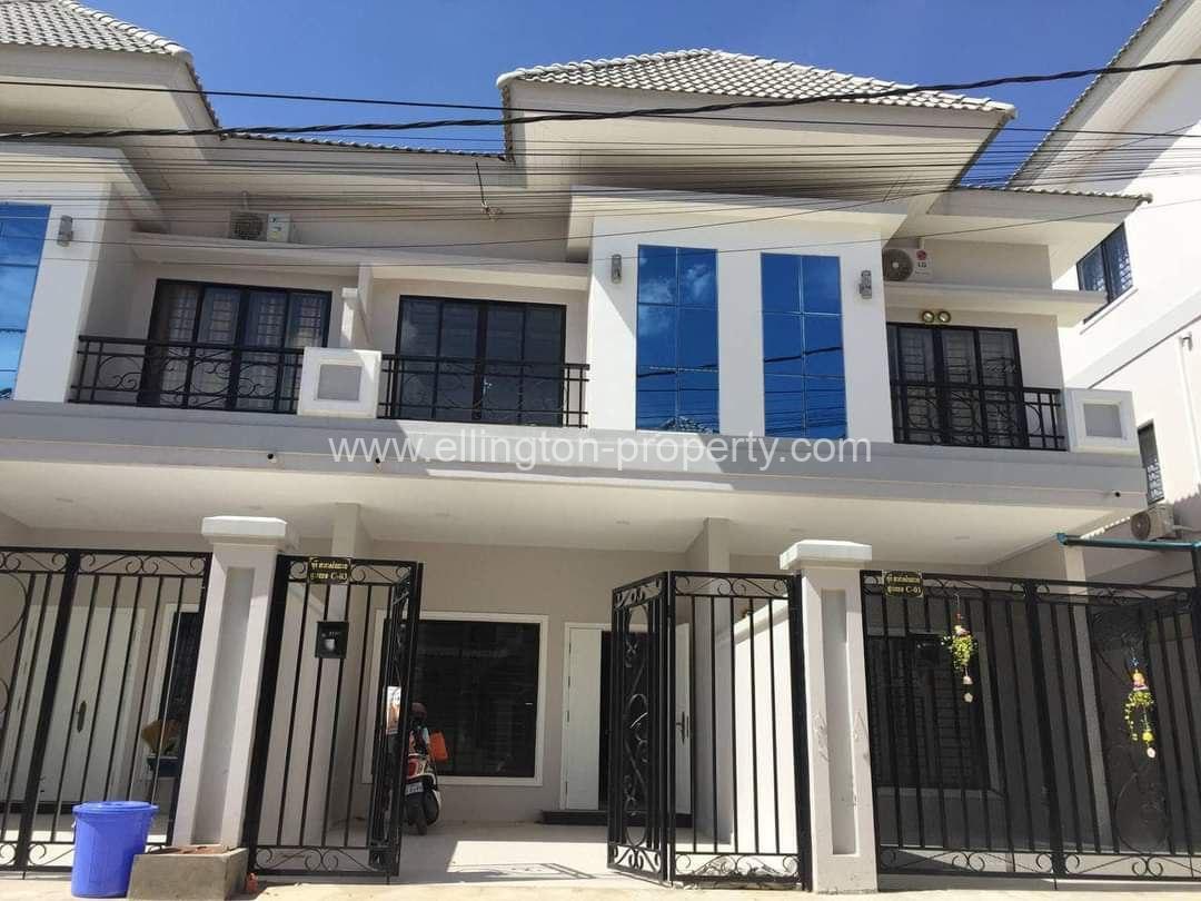 Villa ( Lb ) For Rent In Borey Dara Samnang  - Ellington Property