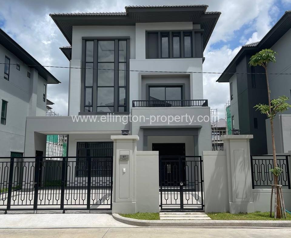 Villa Qeen For Sale In Borey Chip Mong Pur Chen Tong - Ellington Property