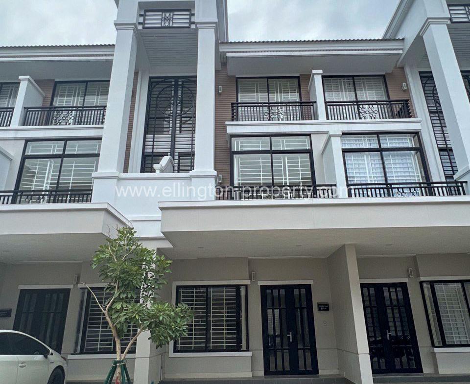 Villa For Rent In Borey Peng Houth Beong Snor - Ellington Property