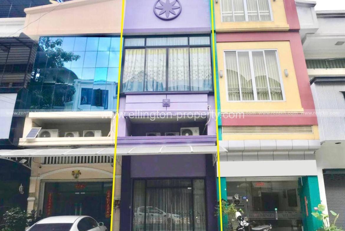 Shophouse For Rent In Chamkar Morn - Ellington Property