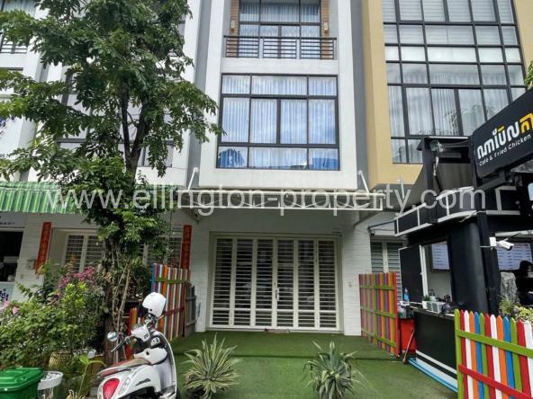 Shophouse For Rent In Borey Peng Houth - Ellington Property